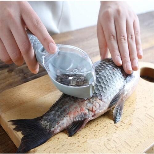 Fast Remove Fish Knife Skin Brush Scraping Fishing Scale Brush Graters Cleaning Peeler Scraper Easy For Lazy People Kitchen Tool