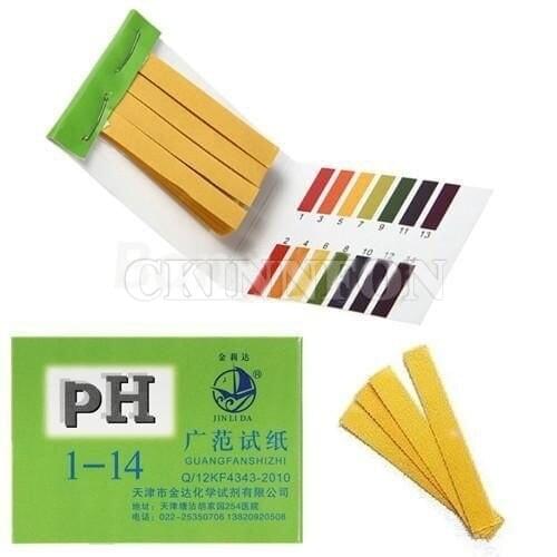 DHL 2000pack 80 Strips/pack PH Test Strips Full PH Meter PH Controller 1-14st Indicator