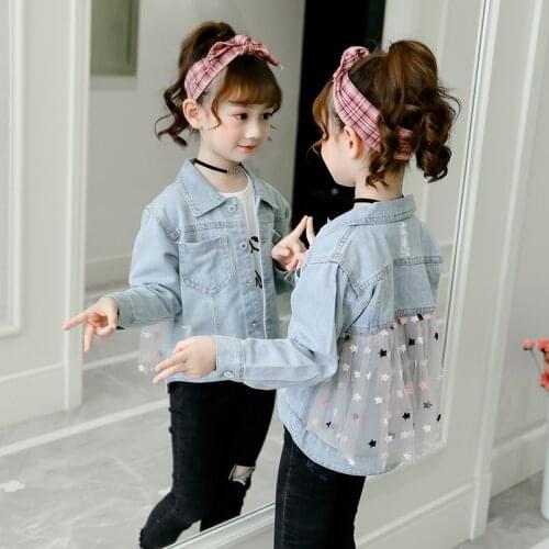 Girls denim jacket 1