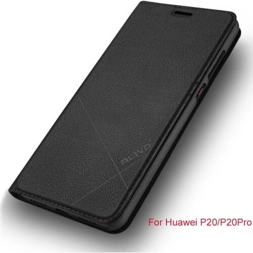 Huawei P20Pro Flip Case,ALIVO Business series high quality PU Leather+PC Flip Case with Card Pocket for huawei p20 Flip Cover