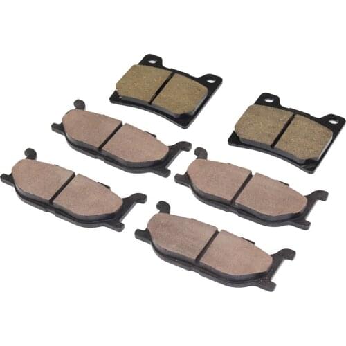 6pcs/set Motorcycle Front & Rear Brake Pads For YAMAHA XVS 1100 DRAG STAR / CLASSIC 1999