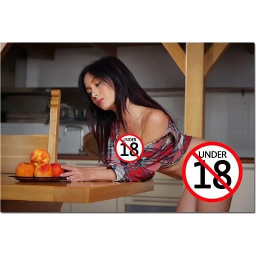 Beautiful Asian Girl Model Poster Modern Simple Living Room Decoration Wall Art Unframed Canvas Painting For Hotel Apartment