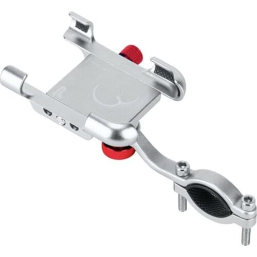 Bike & Motorcycle Phone Mount w/ 5 Colors (Black Blue Red Silver Titanium) Cell Phone Holder for bicycle Handlebar