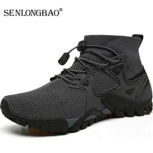 Summer Mens Casual Shoes Mesh Breathable Mens Sneakers Outdoor Slip-On Mens Shoes Lightweight Mens Wading Shoes Hot Sale
