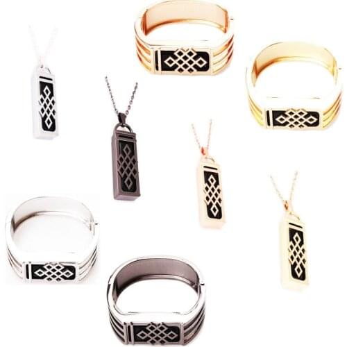 Metal Bands for Fitbit Flex Leather Replacement Wristband with New Unique Design Metal Housing For Fit bit Flex Smart Band T B