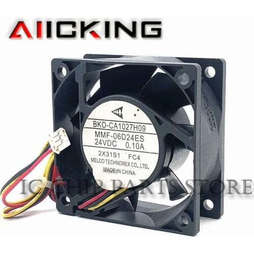 NIDEC 6CM CA1027H09 MMF-06D24ES FC4 FAN MMF-06D24ES-FC4 E500 inverter cooling fan Original brand new in stock