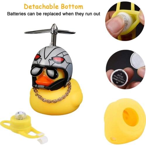 New Bicycle bell warning safety bicycle alarm bell bell standing duck bicycle bell lamp riding accessories