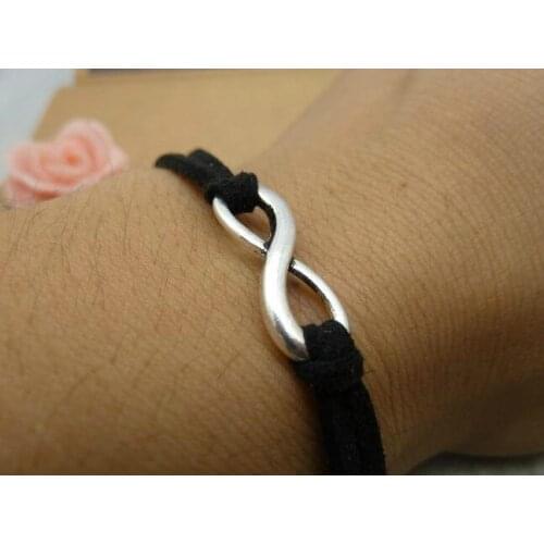 OneckOha 50pcs/Lot 8*23MM Retro Vintage Antique Infinity Symbol Digit 8 Connector Jewelry Bracelet DIY Accessories