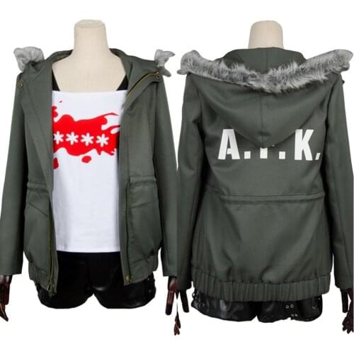 Persona 5 Cosplay Futaba Sakura Full Set Jacket+ Shirt+Shorts+ Stocking Cosplay costume Halloween Carnival Costume Women Sets