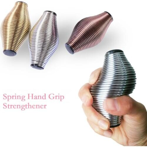 Spring Hand Grip Strengthener Hand Therapy Elastic Finger Pow Muscle Grip Training Device Casual Play Palm Spring Ball