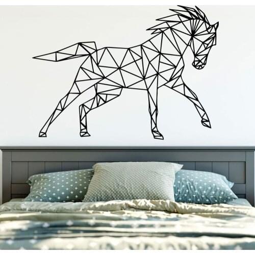 Drop Shipping Horse Decorative Sticker Waterproof Home Decor For Childrens Room Pvc Wall Decals