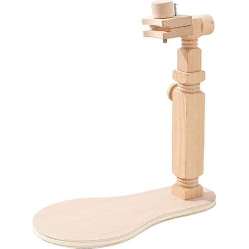 Adjustable Cross Stitch Rack Embroidery Lap Stand Hoop 360 Ratate Wooden