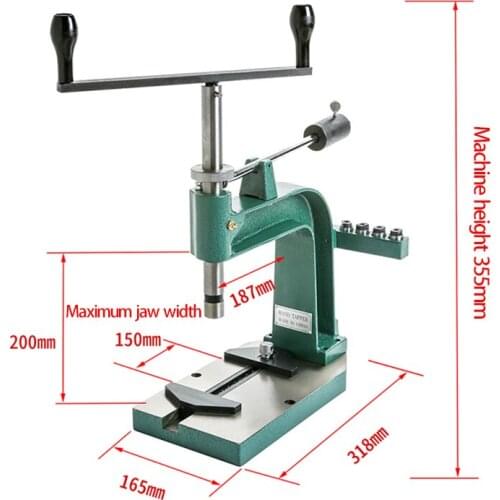 Manual Tapping Machine Hand-Cranked Desktop Tapping Machine Small Tapping Tool DIY Manual Tool Thread Making Machine