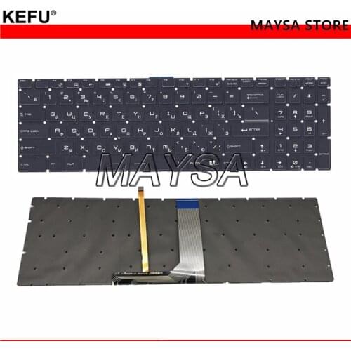 Russian Backlit Keyboard for MSI GT62 GT72 GE62 GE72 GS60 GS70 GL62 GL72 GP62 GP72 CX62 GS63VR GS73VR GT72VR GT83VR crystal RU