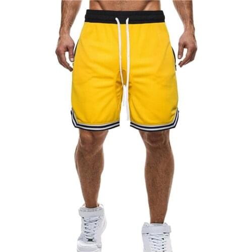 Shorts men Casual Shorts Plus Size Casual Men Striped Basketball Shorts Summer Drawstring Sports Pants mens jogging running