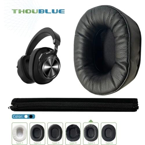 THOUBLUE Replacement Ear Pad For Bluedio T6 T6S T6C T7 T7+ Earphone Memory Foam Cover Earpads Headphone