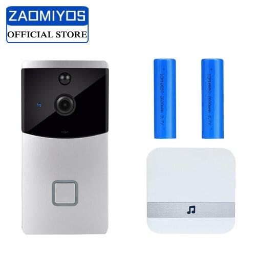 GODOORS 1080P Video Doorbell 2MP Wireless Doorbell Video Intercom Security CCTV Wifi IP Camera Night Vision PIR Motion Detector