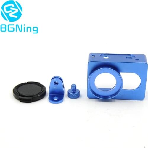 Portable Action Camera Protective Case Housing Shell Skeleton Frame Mount Adaper Cover for xiaomi yi Camera Colorful Accessory