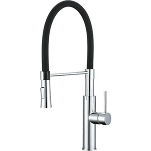 Factory black kitchen sink water tap flexible kitchen sink faucets brass pull out kitchen faucets