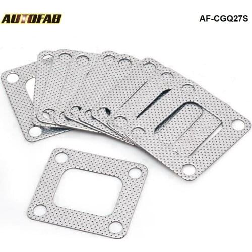 10PCS/LOT Universal Turbo - Manifold Gasket Fits 4 Bolt T4 Turbocharge AF-CGQ27S