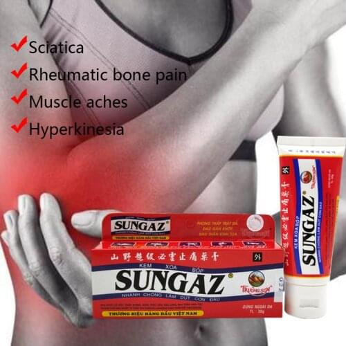 3pcs Vietnam Sungaz Rapid Pain Relief Yamano Relieve Pain Balm Analgesic Cream Rheumatoid Arthritis Bone Spurs Frozen Shoulder