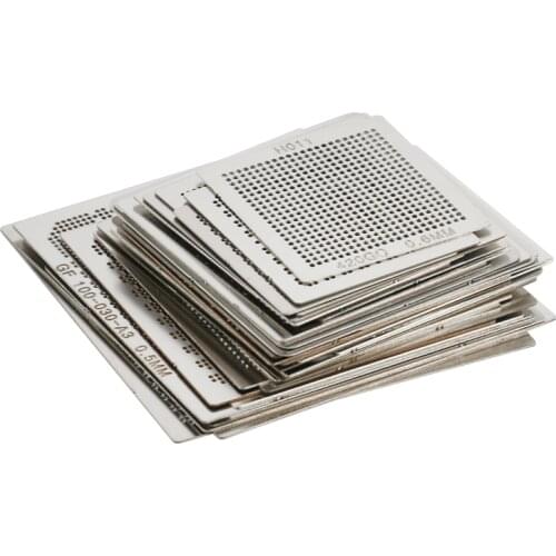 36pcs/set Laptop Nvidia Chip BGA Stencil BGA Reball Kit Directly Heating Stencils