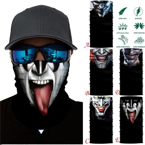 3D Seamless Outdoor Sport Bandana Military Tube Scarf Fishing Cycling Tactical Hiking Face Cover Neck Gaiter Bike Magic Scarf