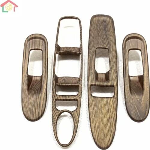 ABS Plastic For NIssan Patrol Armada Y62 2017 2018 Accessories Car Door and window glass lifting switch Cover Trim Car styling