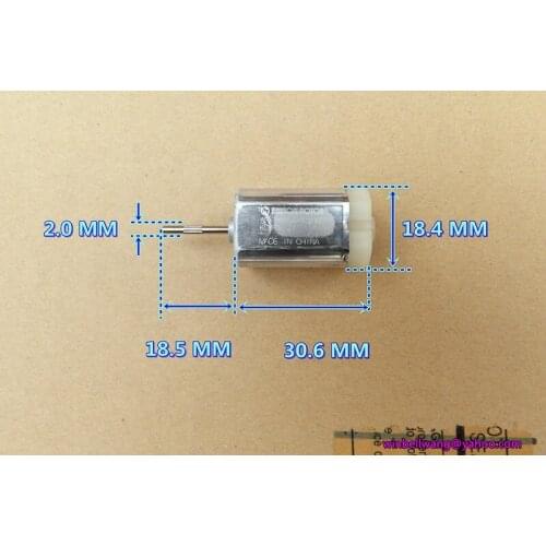 Brand new 18mm squared motor 12V 18V precious metal brush quiet rare-view mirror motor