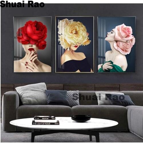 Woman Abstract 3pcs set Diamond Embroidery painting puzzle 5d,Full,diamond painting full square Rhinestone,Mosaic abstract lady