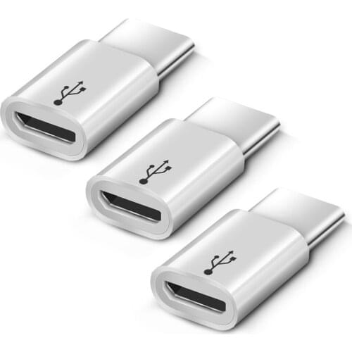 Micro USB To Type C Adapter For Xiaomi Mi 11 10T Redmi K40 Note 9 Pro Huawei Poco X3 M3 Samsung Oneplus 8T One Plus 8 Nord USBC