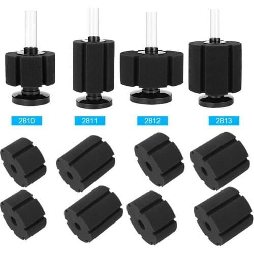 Aquarium Filter Biochemical Sponge Cotton Foam Filtration Fish Tank Pump Fry Shrimp Nano Fish Tank Pond Filter Filtration