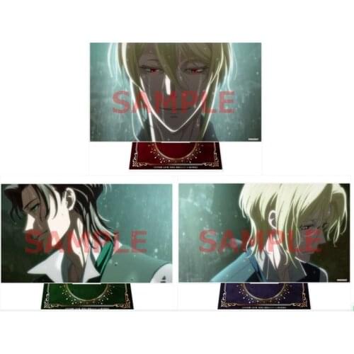 Anime MORIARTY THE PATRIOT William James Moriarty Sebastia Acrylic Stand Figure Model Plate Table Decor Drenched in rain Series