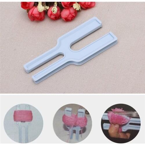DIY Pompom Maker Fluff Ball Weaver Pom Poms Knitting Crafts Tool Simple Easy Drop Ship