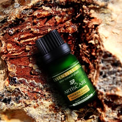 ARTISCARE 100% Pure Frankincense Essential Oil 10ml Anti-Aging and Face Wrinkle Care Lift Skin and Tighten Shrink Pores Beauty