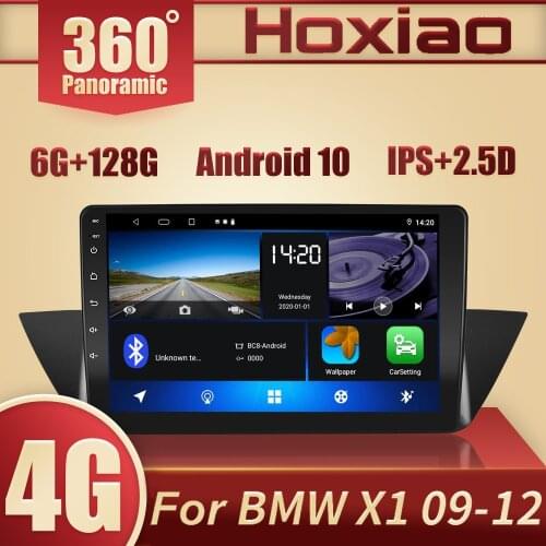 6G+128G Android 10 2 din Car Radio Multimedia Video Player Navigation GPS For BMW X1 E84 2009 2010 2011 2012 Support IPS DSP