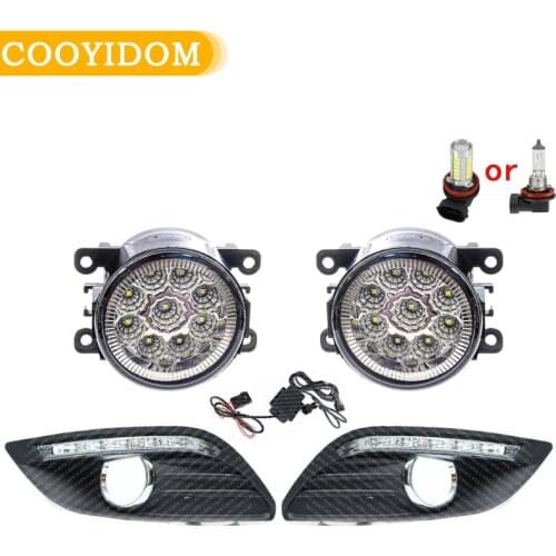 Car Front Driving Lamp Foglight Daytime Running light Drl White Yellow 12V Car LED DRL For Ford Focus 2 mk2 2008 2009 2010 2011