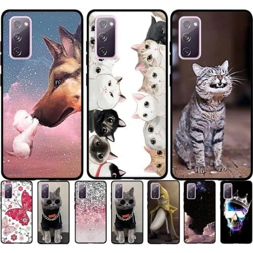For Samsung S20 FE Case G781 Bumper Soft TPU silicon Phone Cover For Samsung Galaxy S20 FE 5G Case Black Funda