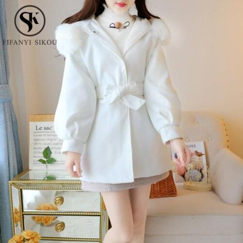 FIFANYI SIKOU Women's Coats With Fur