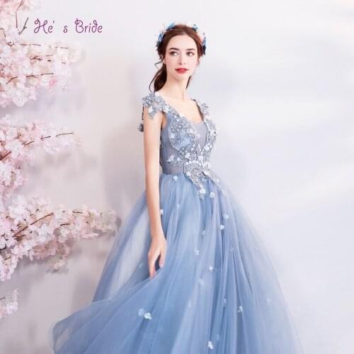 V-neck Women Dresses He's Bride China