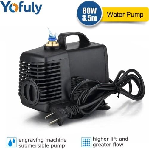 80w 3.5M water pump spindle tool cooling pump 220-240V high power, 2.2kw spindle motor and 1.5kw spindle motor