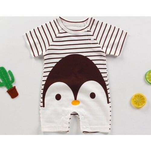 Summer Baby Boy gril Rompers Cotton Baby Clothes Gentleman Baby Boys Romper Toddler Kids Jumpsuits birthday 12