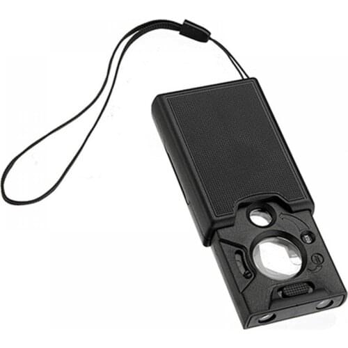 30x 45x 60x LED UV Lighted Magnifier Jewelers Loupe Loop Magnifying Glass Premium Jeweler Loupe Multimeter Diy Kit Electronics