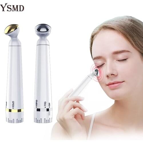 Electric Vibration Eye Massage Dark Circle Puffiness Removing Skin Rejuvenation Beauty Massage Portable Pen Eliminate Eye Bag