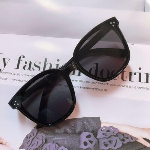 New Children Oversize Square Cateye Sunglasses Fashion Brand Design Kid Sun Glasses Boy Girl Unisex Vintage UV400 Mirror Goggle