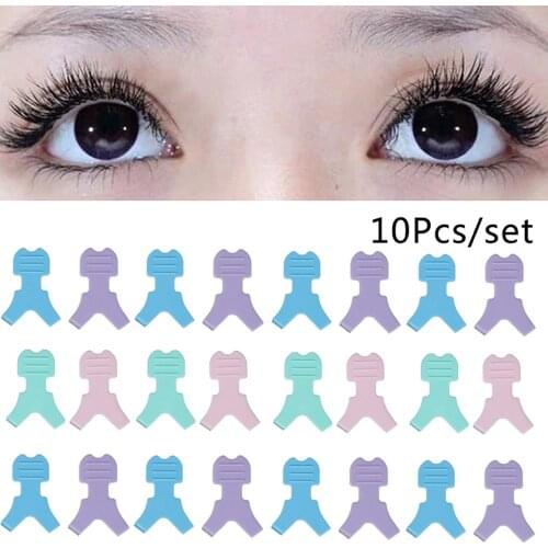 Y Shape Eyelash Brushes Eyelashes Curlers Grooming Brushes Reusable Plastic Mascara Applicator For Eyelash Extension