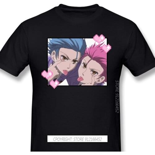 Top Quality Clothes Anime Ouran High School Host Club Campus Love T-Shirts Colourful Twins Fashion For Men Shirt