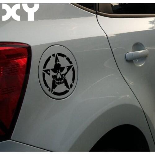 XY Skull Star Motorcycle Stickers Decals Waterproof Car Reflective Type Funny Cute Car Sticker