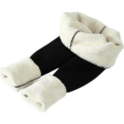 10% Spandex Women Winter Velvet Pants High Waist Leggings Plus Size Fleece Pants 5XL Winter Warm Leggings For Women Trousers