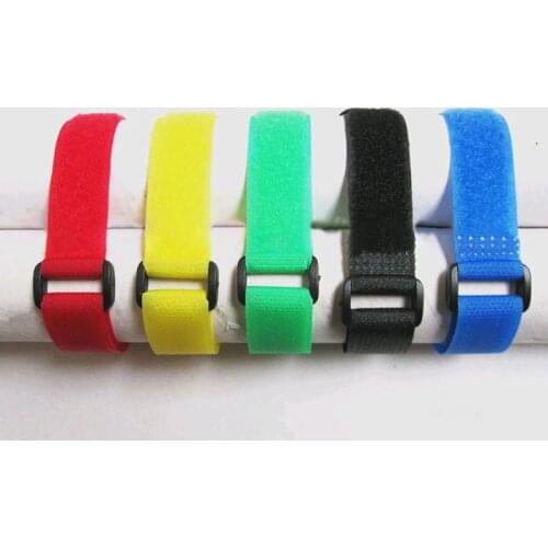 20*300mm Nylon Reusable Cable Ties with Eyelet Holes Back to Back Cable Tie Nylon Hook Loop Fastener Management